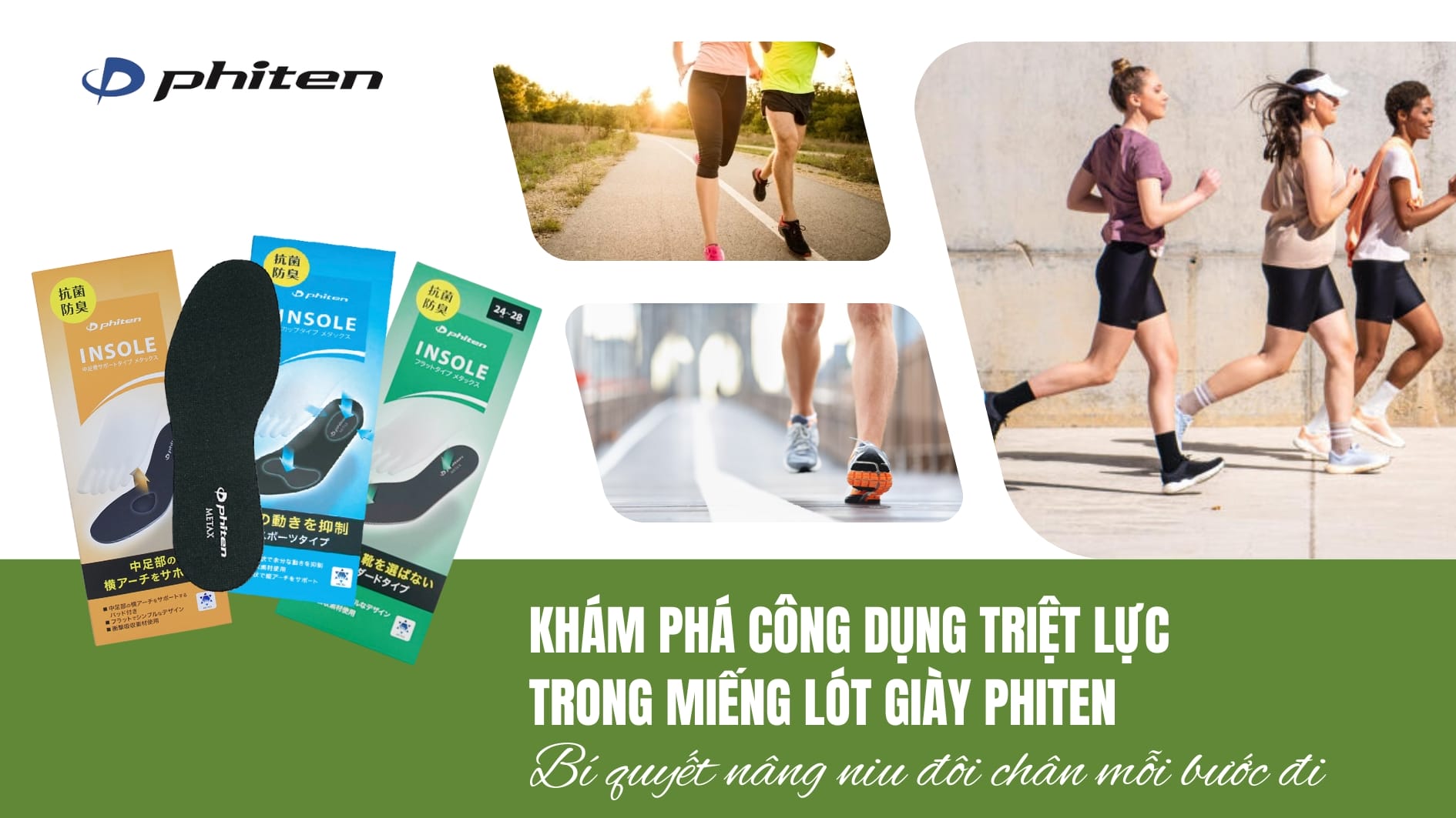 lót giày thể theo phiten