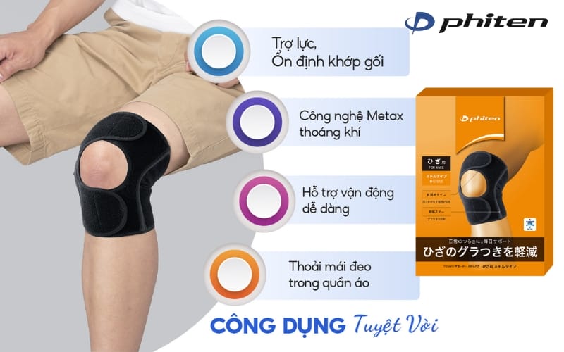 băng đai bảo vệ đầu gối chạy bộ hiệu quả