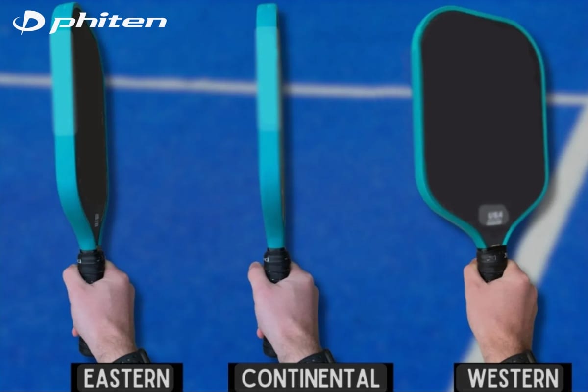 các cách cầm vợt đúng kỹ thuật chơi pickleball