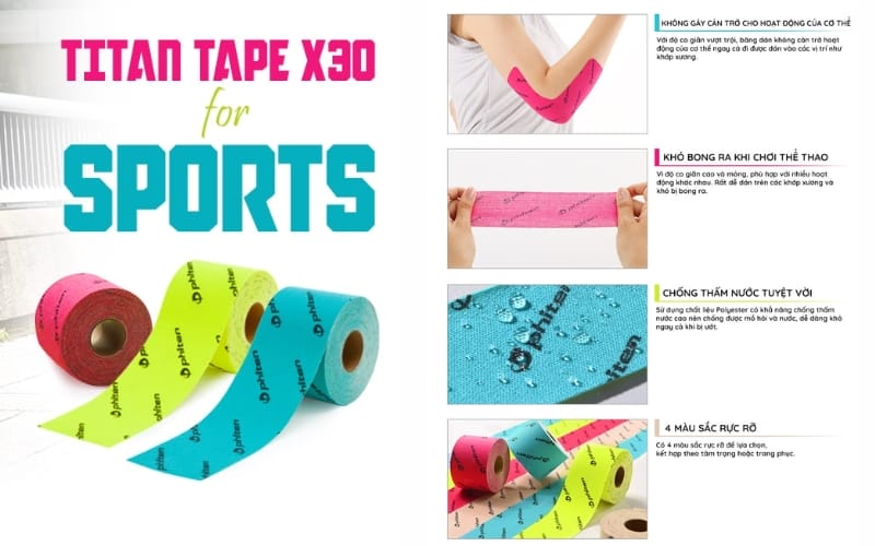 băng dán cơ thể thao