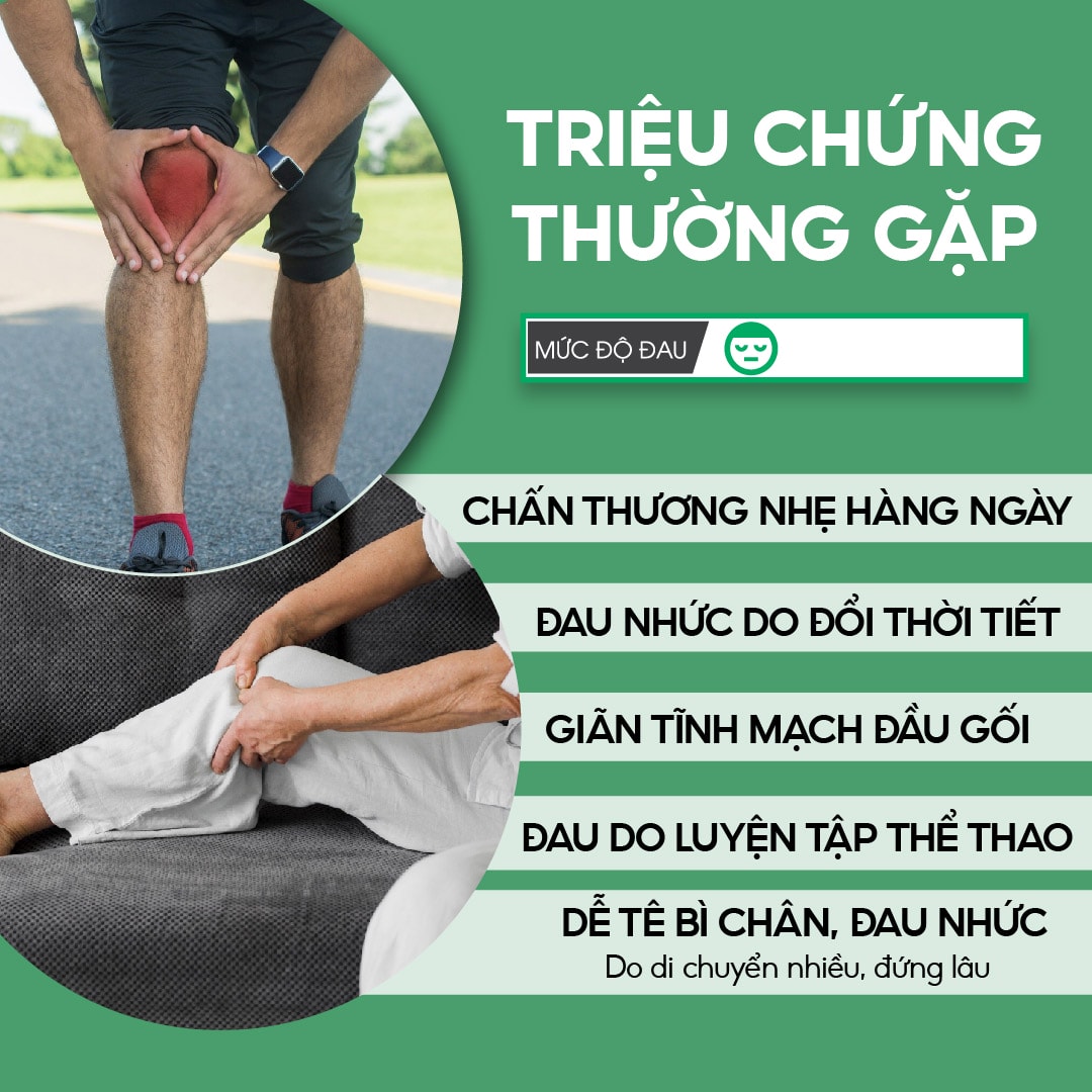 đai bảo vệ đầu gối phiten loại mềm super light