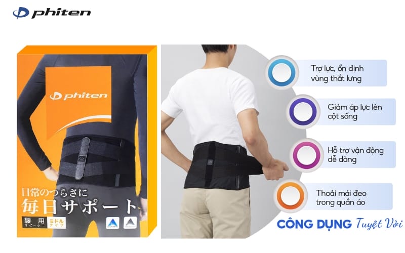 băng đai bảo vệ lưng phiten