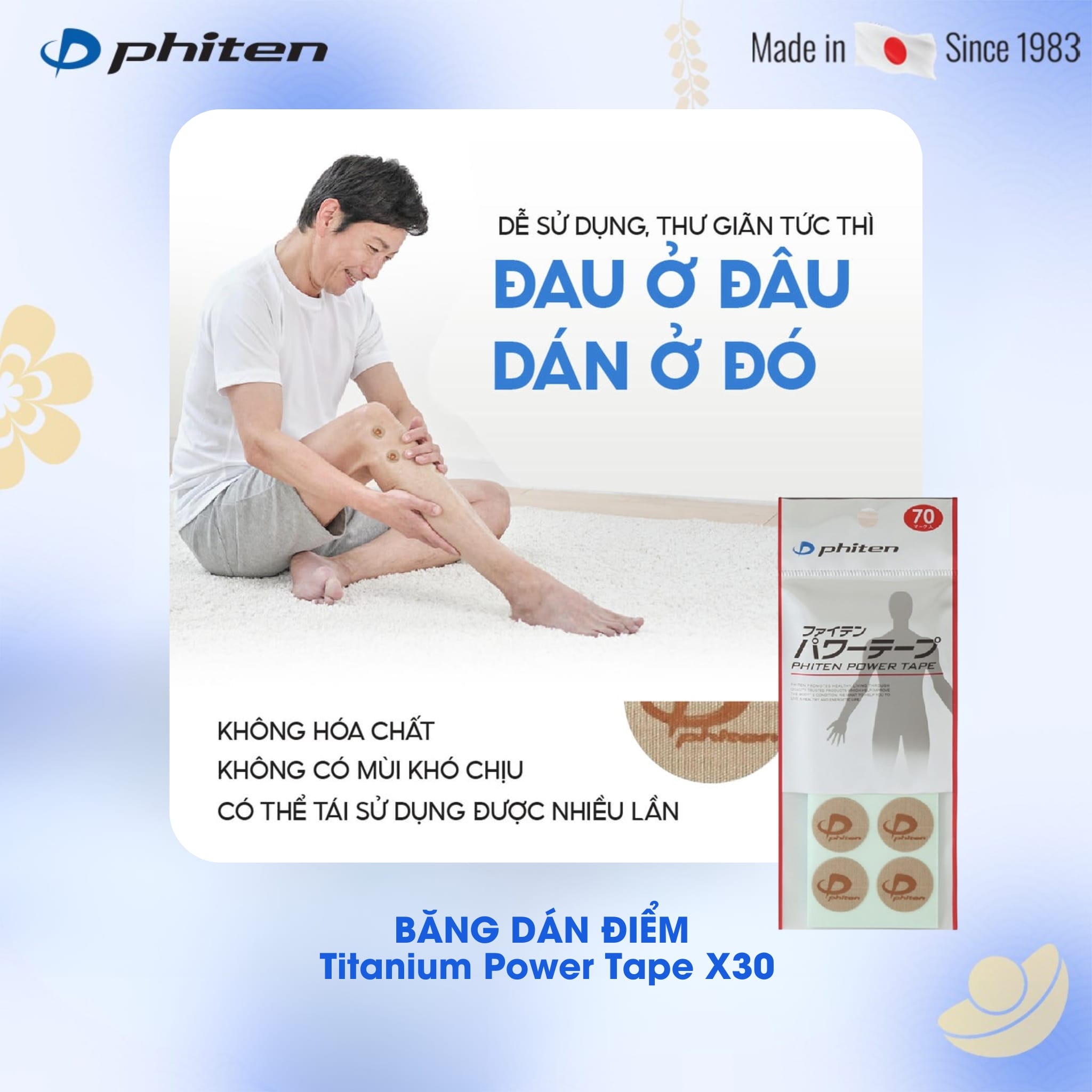 băng dán điểm thư giãn cơ