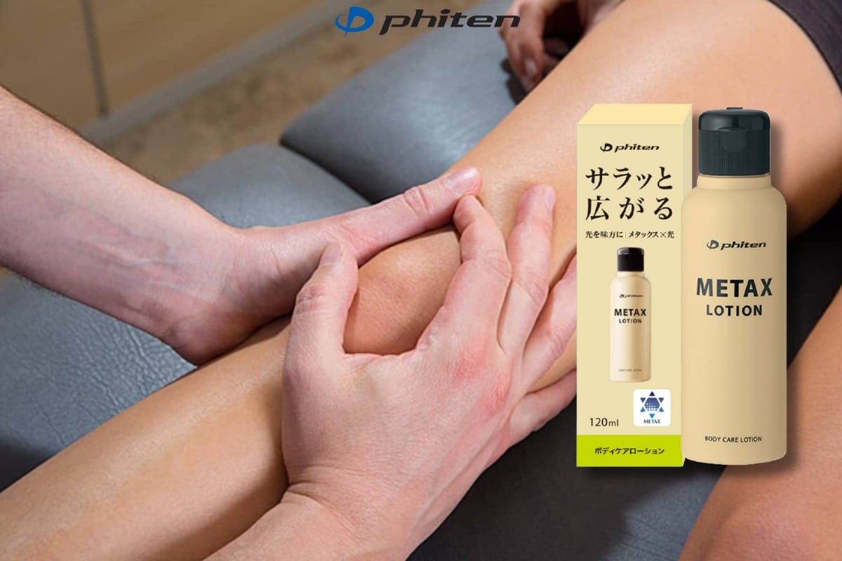 xoa bóp, massage đầu gối với metax lotion