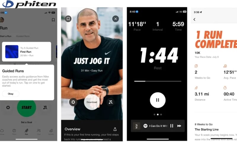 App chạy bộ online miễn phí Nike Run Club