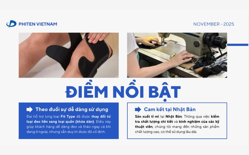 băng đai phiten được sản xuất tại nhật bản