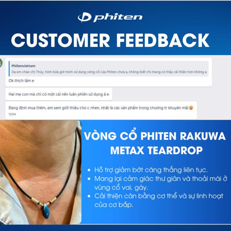 khách hàng nói gì về vòng cổ phiten