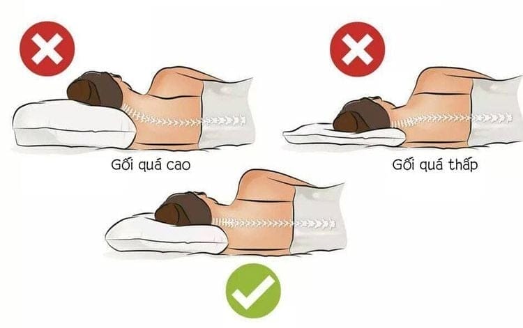 Cách lựa chọn gối nằm ngủ có lợi cho sức khỏe