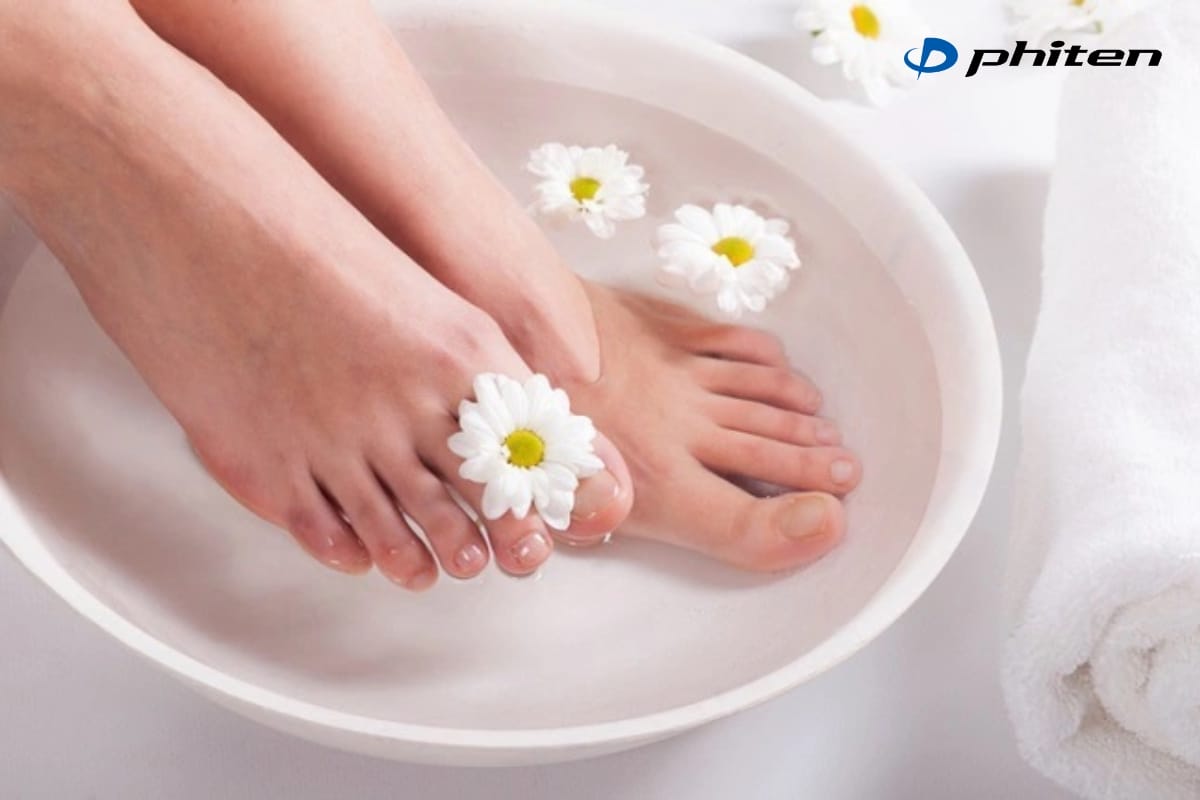 ngâm chân trước khi đi ngủ