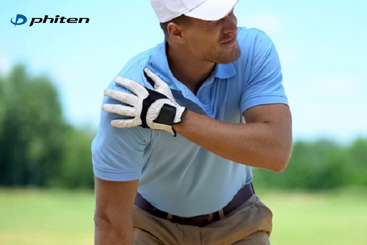 chơi golf không đúng kỹ thuật rất dễ bị đau vai