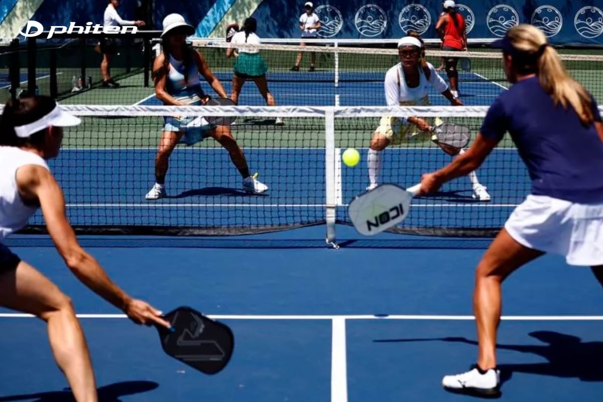 luật chơi pickleball đôi