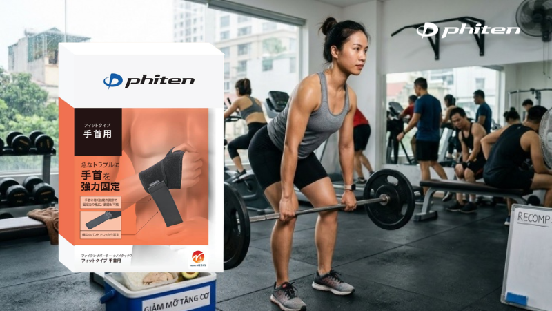 sử dụng đai cổ tay tập gym