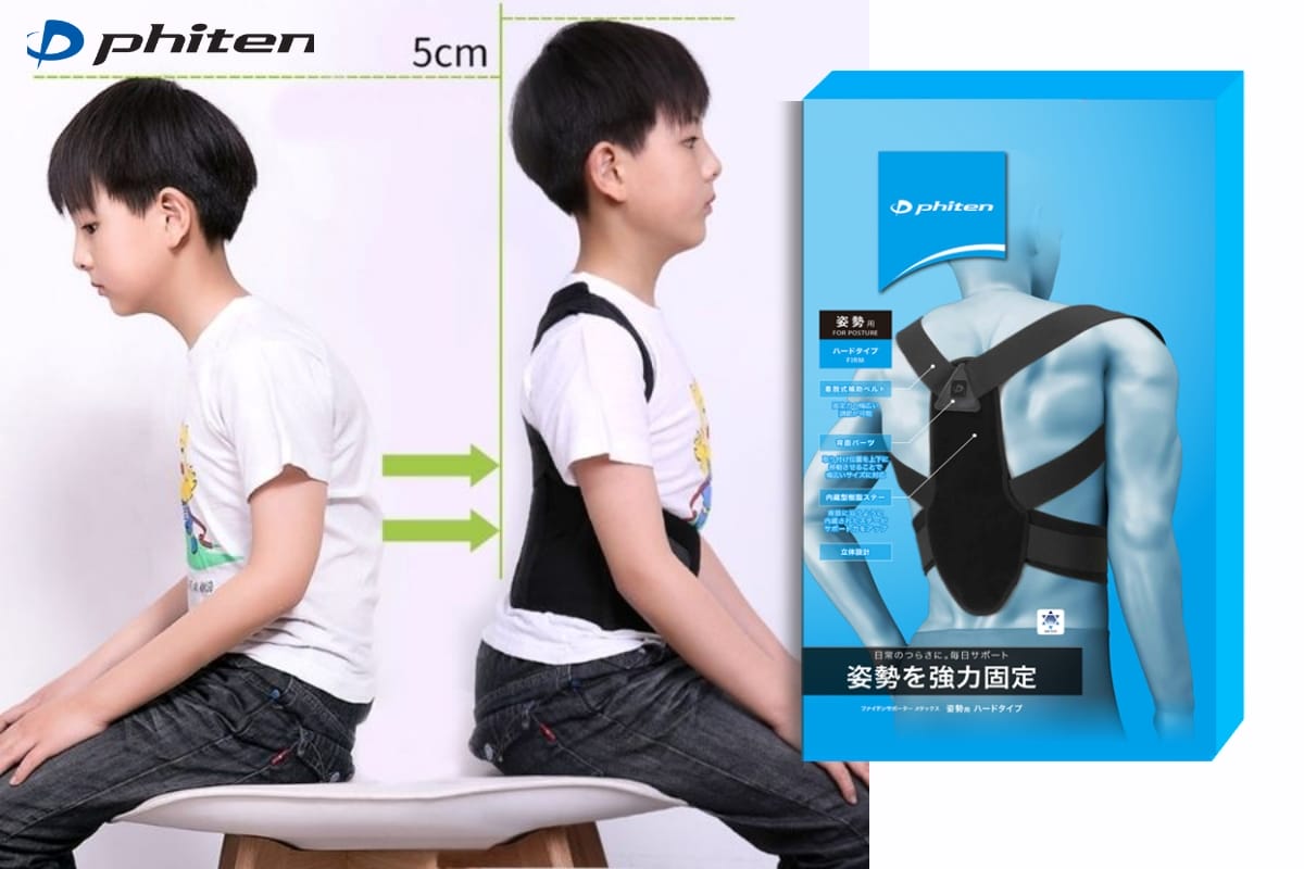 đai định hình chống gù lưng của phiten