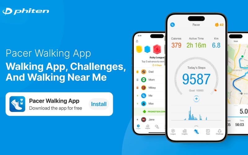 App chạy bộ online trên iphone Pacer