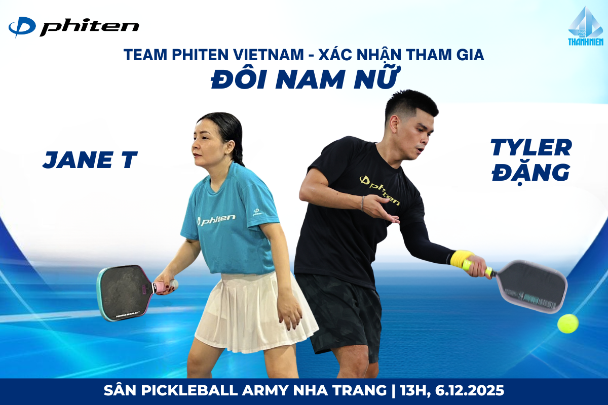 Phiten Vietnam Góp Mặt Trong Giải Pickleball: Vì Học Sinh Nghèo Hiếu Học - Tổ Chức Bởi Báo Thanh Niên