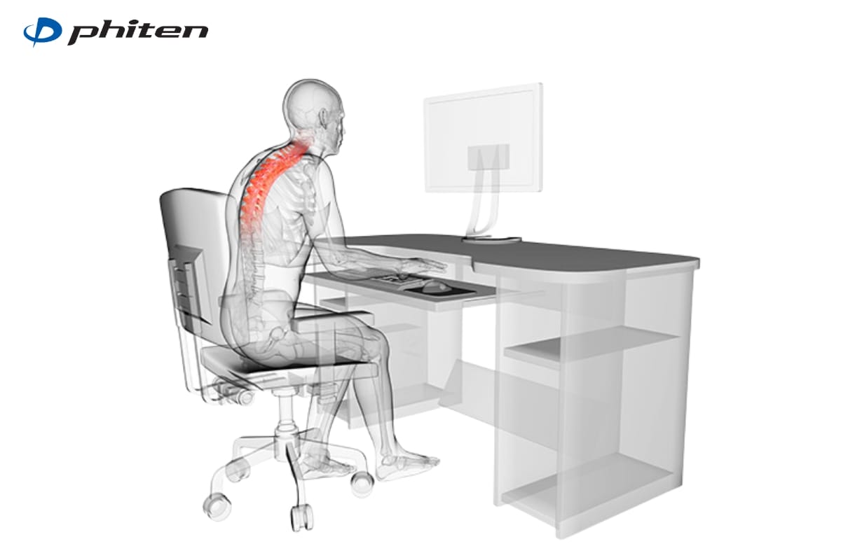 tư thế ngồi sai gây bệnh về cột sống