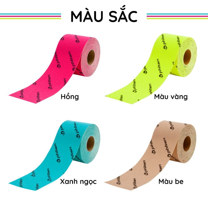 băng dán cơ thể thao nhật bản