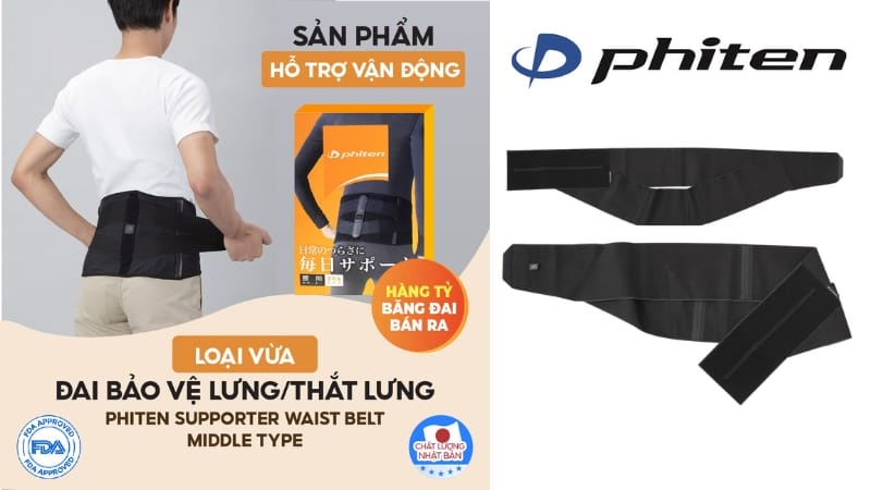 vì sao đai lưng phiten nhật bản được ưa chuộng
