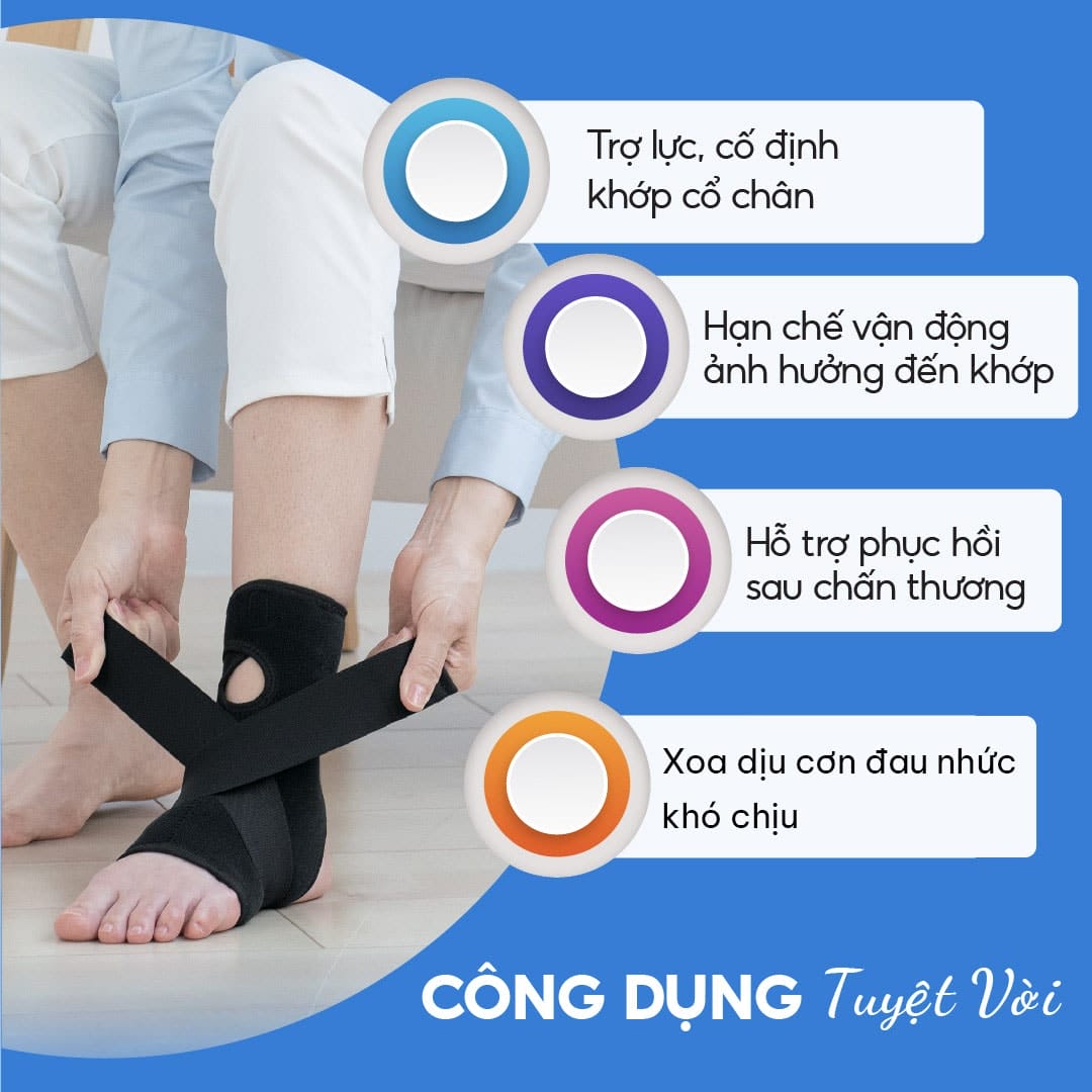 băng đai cổ chân phiten siêu đa dạng